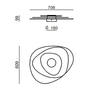 Linealight Joint S laevalgusti 60cm tooteleht
