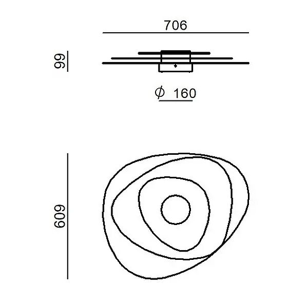 Linealight Joint S laevalgusti 60cm tooteleht