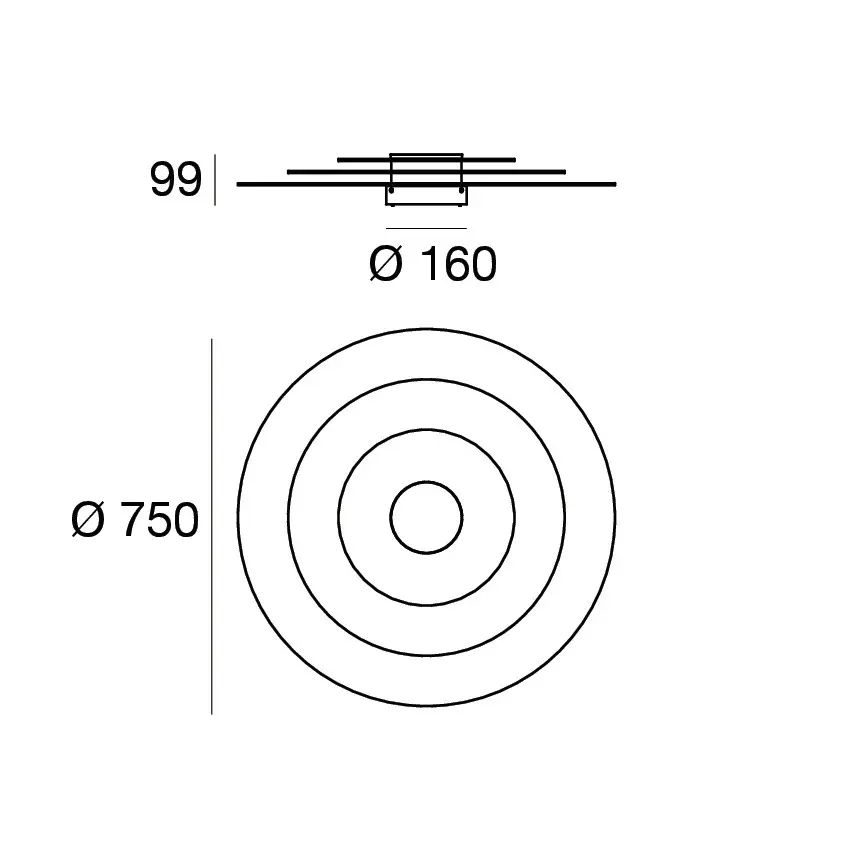 Linealight Joint S laevalgusti 75cm tooteleht