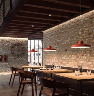 Linealight Miguel rippvalgusti interjööris