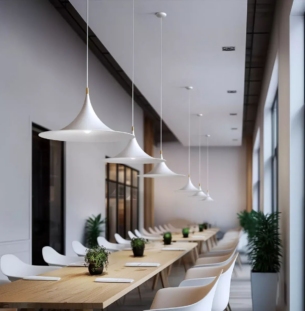 Linealight Morgana rippvalgusti interjööris