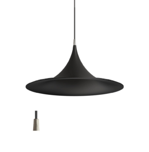 Linealight Morgana rippvalgusti must nikkel