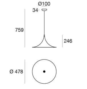 Linealight Morgana rippvalgusti tooteleht