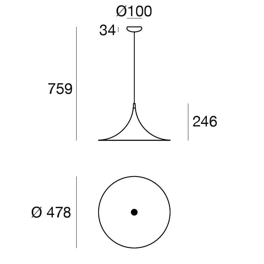 Linealight Morgana rippvalgusti tooteleht