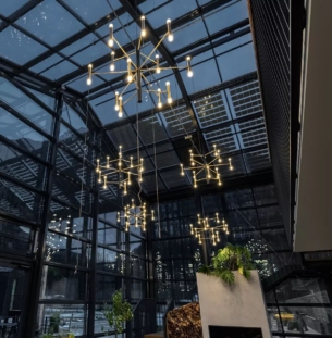 linealight perla P12 lühter interjööris 2