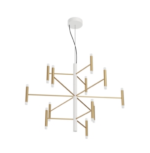 linealight perla P12 lühter valge kuld