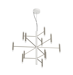 linealight perla P12 lühter valge nikkel