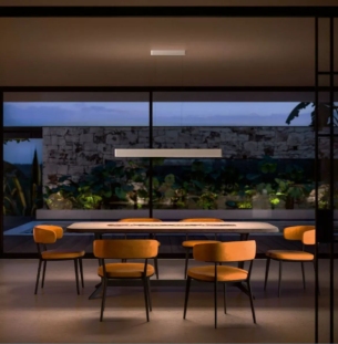 Linealight Satori P rippvalgusti interjööris 1