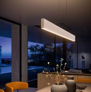 Linealight Satori P rippvalgusti interjööris