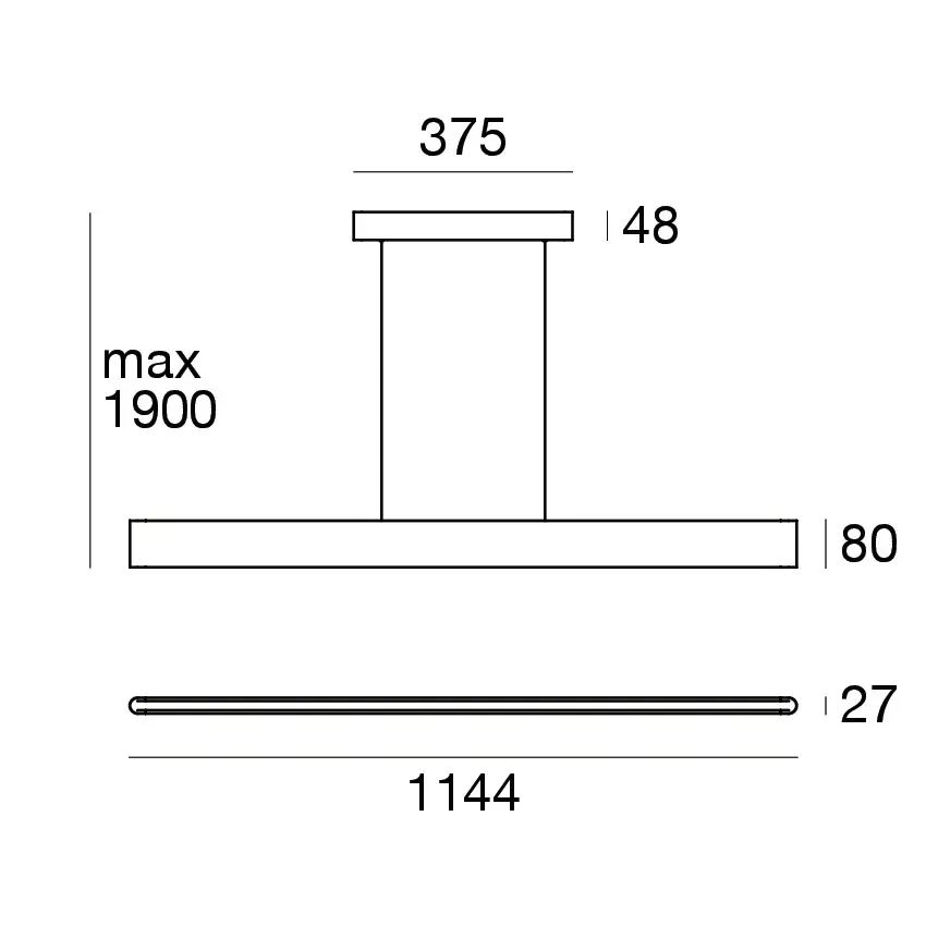 Linealight Satori P rippvalgusti tooteleht 1