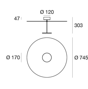 Linealight Stilo laevalgusti suur tooteleht