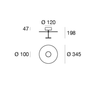 Linealight Stilo laevalgusti väike tooteleht