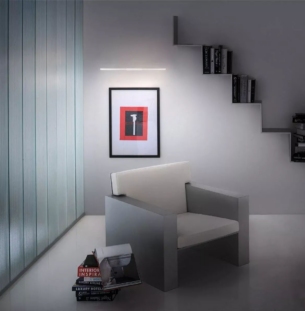 Linealight Straight W seinavalgusti interjööris 3