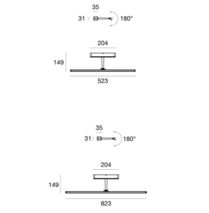 Linealight Straight W seinavalgusti tooteleht 2
