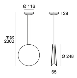 Linealight YoYo rippvalgusti tooteleht