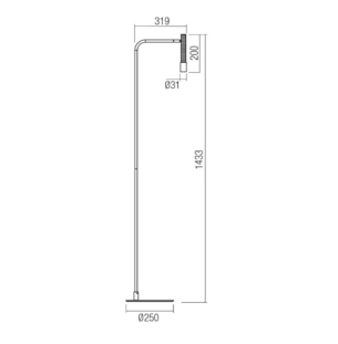 Redo põrandavalgusti drill_