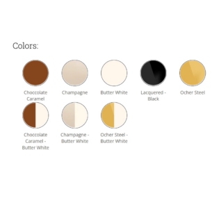 Icone luce Etera rippvalgusti värvitoonid pinnakatted