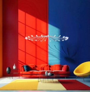 Icone Luce Raggio lühter.interjööris 3