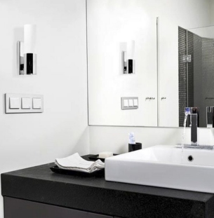 Leds c4 Dresde Led IP44 seinavalgusti kroom interjööris