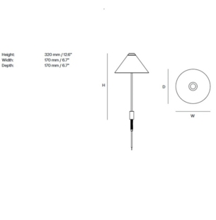 New Works Brolly in table laetav lauavalgusti tooteleht