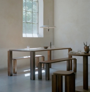 New Works Kantarell rippvalgusti interjööris 3