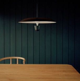 New Works Kantarell rippvalgusti interjööris 7