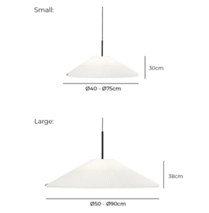 New Works Nebra rippvalgusti tooteleht