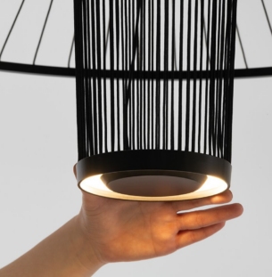 Ole by FM Medusa rippvalgusti interjööris 3