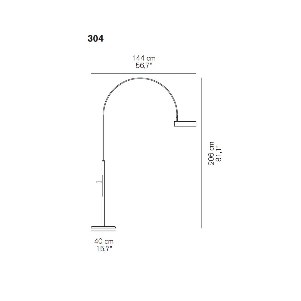 oluce berlin out põrandavalgusti tooteleht