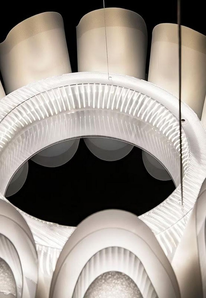 Slamp Fiordlys rippvalgusti detail