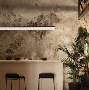 Slamp Modula rippvalgusti interjööris