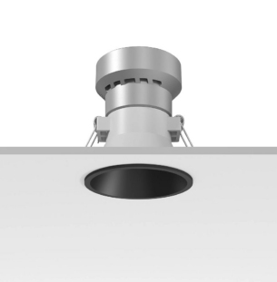Flos Easy Kap 50 IP65 süvisvalgusti must
