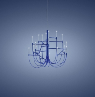 Foscarini Allumette rippvalgusti sinine