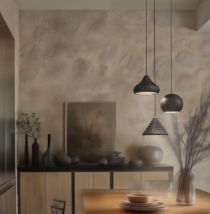 Foscarini Eolie Alicudi rippvalgusti interjööris 2