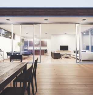 Ghidini Edge SQ Frame süvisvalgusti interjööris