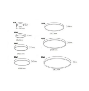 KOHL disc slim laevalgusti IP43 tooteleht