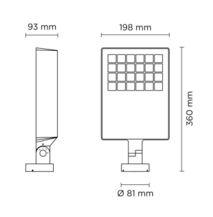 Puk Zeus Maxi prožektor IP66 tooteleht