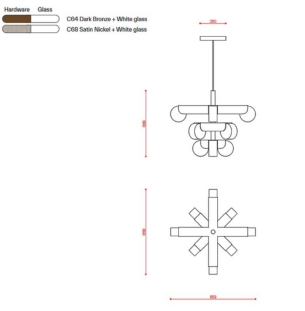 Tooy Stilla lühter suur tooteleht