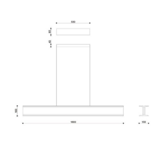 Tooy Structure Pilar & Viga rippvalgusti 160cm tooteleht