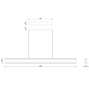 Tooy Structure Pilar & Viga rippvalgusti 240cm tooteleht