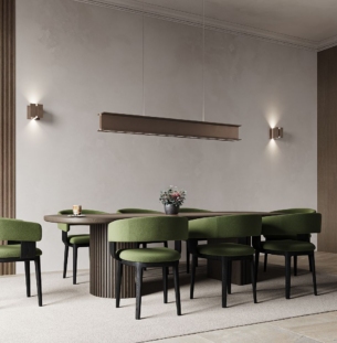 Tooy Structure Pilar & Viga rippvalgusti interjööris