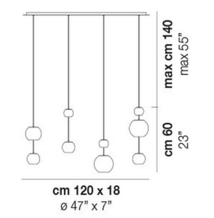 Vistosi OTO SP LIN rippvalgusti tooteleht