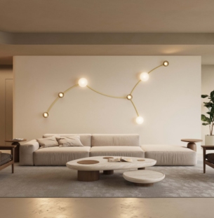 CANGINI & TUCCI Gregh laevalgusti interjööris