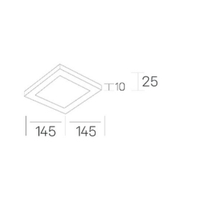 KOHL disc slim sq süvisvalgusti tooteleht