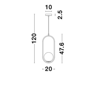 Novaluce Orbital rippvalgusti tooteleht