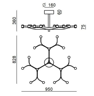 stilnovo fronda laevalgusti 12 tooteleht