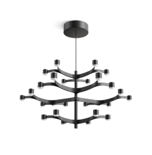 stilnovo fronda lühter must 18