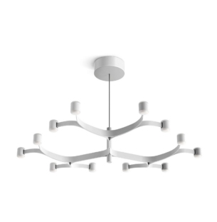 stilnovo fronda lühter valge 12