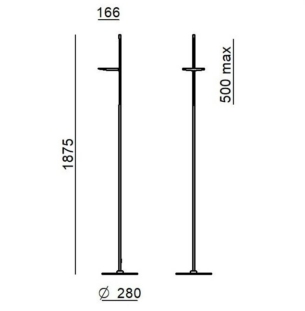 Stilnovo Kimia põrandavalgusti tooteleht