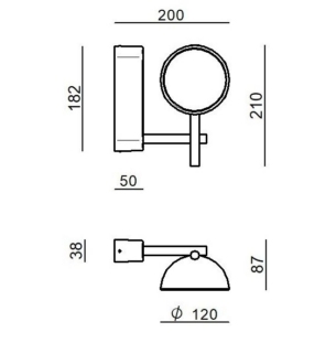 Stilnovo Nido seinavalgusti tooteleht